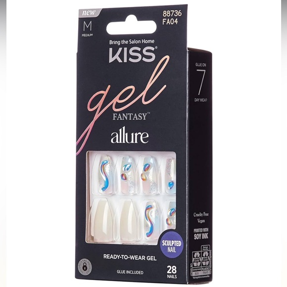 Bundle of 5 Full Sets of Kiss Gel Fantasy Nails - Picture 8 of 9